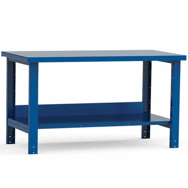 Rousseau Metal - Stationary Work Benches, Tables Type: Work Bench Top Material: Painted Steel - Exact Tooling