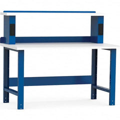 Rousseau Metal - Stationary Work Benches, Tables Type: Work Bench Top Material: Laminated Plastic - Exact Tooling