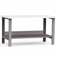 Rousseau Metal - Stationary Work Benches, Tables Type: Work Bench Top Material: Laminated Plastic - Exact Tooling
