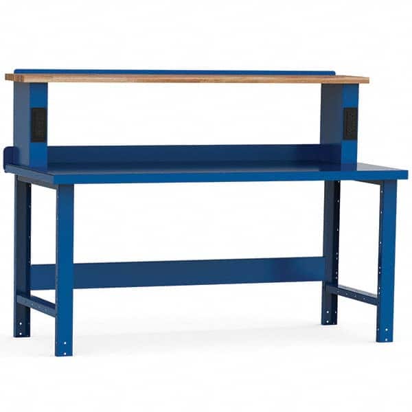 Rousseau Metal - Stationary Work Benches, Tables Type: Work Bench Top Material: Painted Steel - Exact Tooling