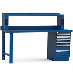 Rousseau Metal - Stationary Work Benches, Tables Type: Work Bench Top Material: Painted Steel - Exact Tooling