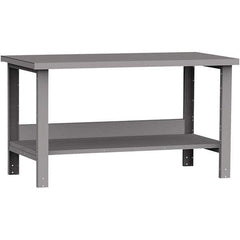 Rousseau Metal - Stationary Work Benches, Tables Type: Work Bench Top Material: Painted Steel - Exact Tooling