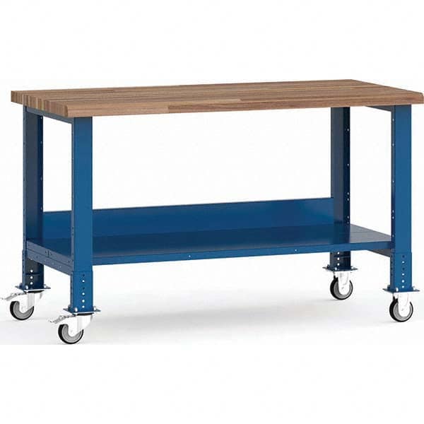 Rousseau Metal - Mobile Work Benches Type: Mobile Workbench Length: 60 (Inch) - Exact Tooling