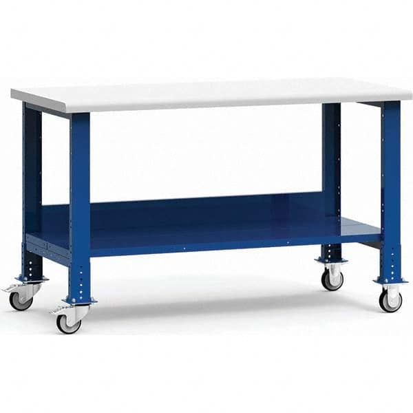 Rousseau Metal - Mobile Work Benches Type: Mobile Workbench Length: 60 (Inch) - Exact Tooling