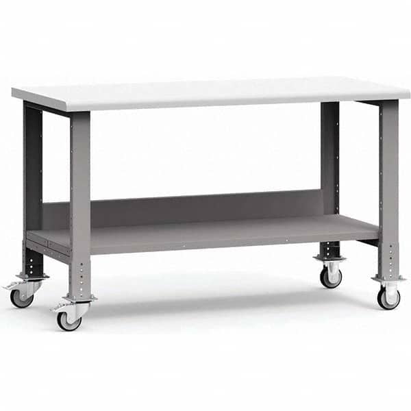 Rousseau Metal - Mobile Work Benches Type: Mobile Workbench Length: 60 (Inch) - Exact Tooling