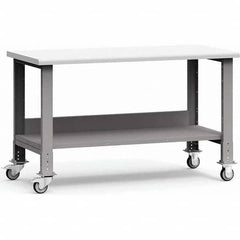 Rousseau Metal - Mobile Work Benches Type: Mobile Workbench Length: 60 (Inch) - Exact Tooling