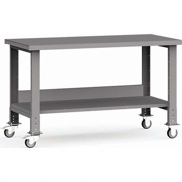 Rousseau Metal - Mobile Work Benches Type: Mobile Workbench Length: 60 (Inch) - Exact Tooling