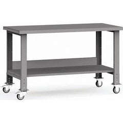 Rousseau Metal - Mobile Work Benches Type: Mobile Workbench Length: 60 (Inch) - Exact Tooling