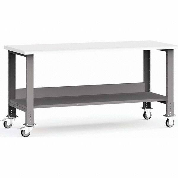 Rousseau Metal - Mobile Work Benches Type: Mobile Workbench Length: 72 (Inch) - Exact Tooling
