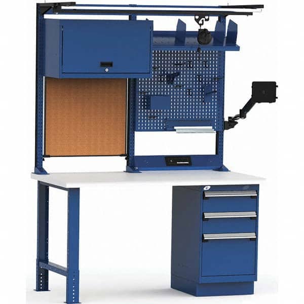 Rousseau Metal - Stationary Workstations Type: Work Center Load Capacity (Lb.): 775 - Exact Tooling
