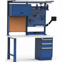 Rousseau Metal - Stationary Workstations Type: Work Center Load Capacity (Lb.): 775 - Exact Tooling