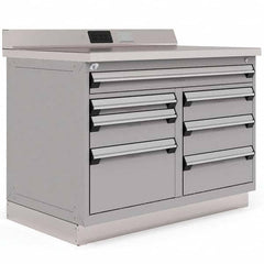 Rousseau Metal - Stationary Workstations Type: Work Center Load Capacity (Lb.): 2000 - Exact Tooling