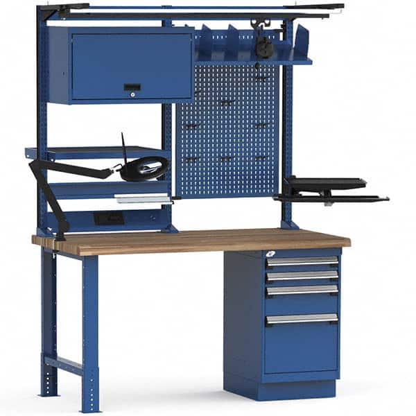 Rousseau Metal - Stationary Workstations Type: Work Center Load Capacity (Lb.): 2750 - Exact Tooling
