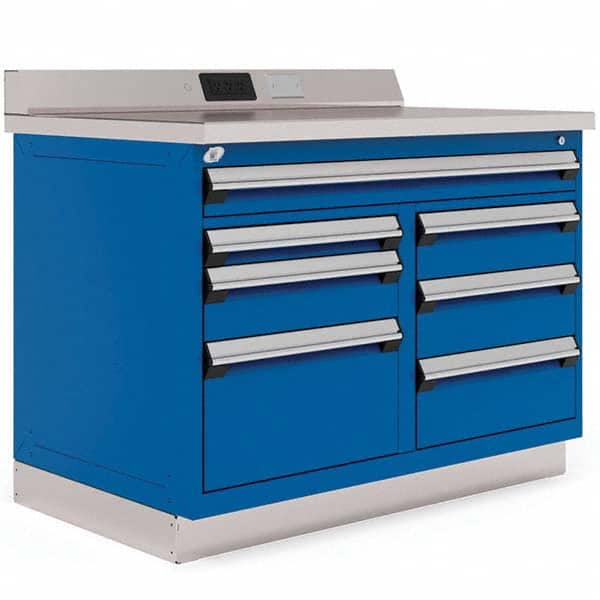 Rousseau Metal - Stationary Workstations Type: Work Center Load Capacity (Lb.): 2000 - Exact Tooling