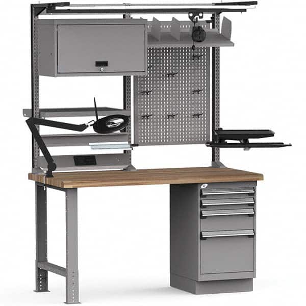Rousseau Metal - Stationary Workstations Type: Work Center Load Capacity (Lb.): 2750 - Exact Tooling