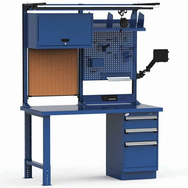 Rousseau Metal - Stationary Workstations Type: Work Center Load Capacity (Lb.): 1100 - Exact Tooling