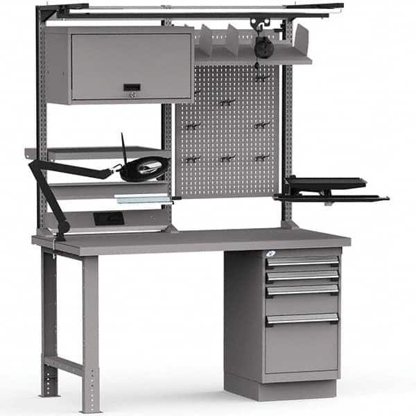 Rousseau Metal - Stationary Workstations Type: Work Center Load Capacity (Lb.): 1100 - Exact Tooling
