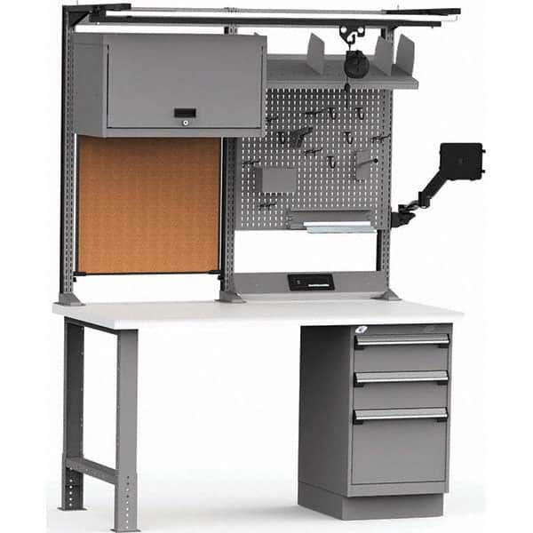 Rousseau Metal - Stationary Workstations Type: Work Center Load Capacity (Lb.): 775 - Exact Tooling