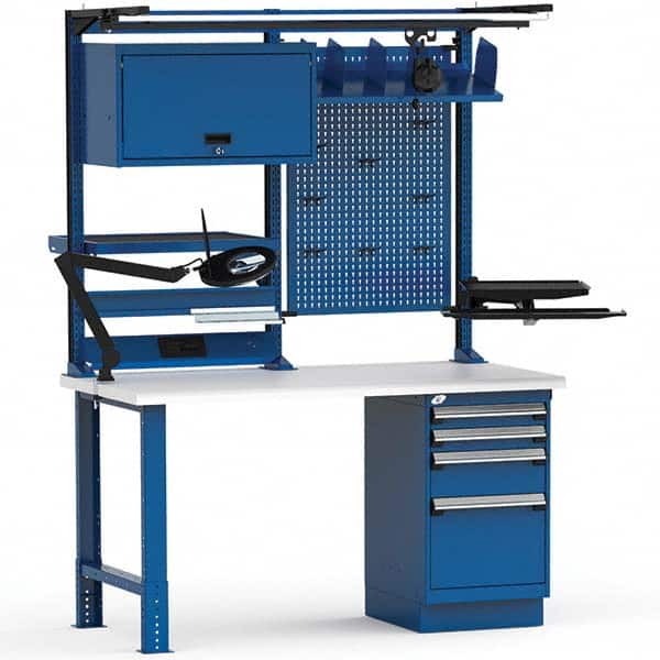 Rousseau Metal - Stationary Workstations Type: Work Center Load Capacity (Lb.): 775 - Exact Tooling