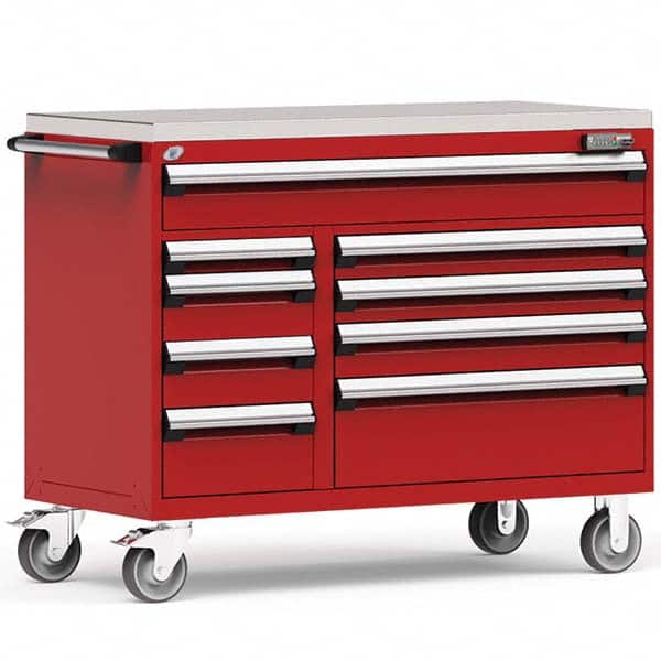 Rousseau Metal - Tool Roller Cabinets Drawers Range: 5 - 10 Drawers Width Range: 48" and Wider - Exact Tooling