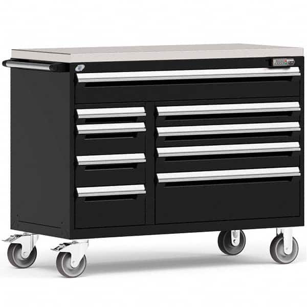 Rousseau Metal - Tool Roller Cabinets Drawers Range: 5 - 10 Drawers Width Range: 48" and Wider - Exact Tooling