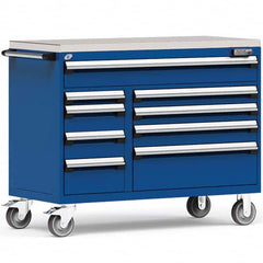 Rousseau Metal - Tool Roller Cabinets Drawers Range: 5 - 10 Drawers Width Range: 48" and Wider - Exact Tooling