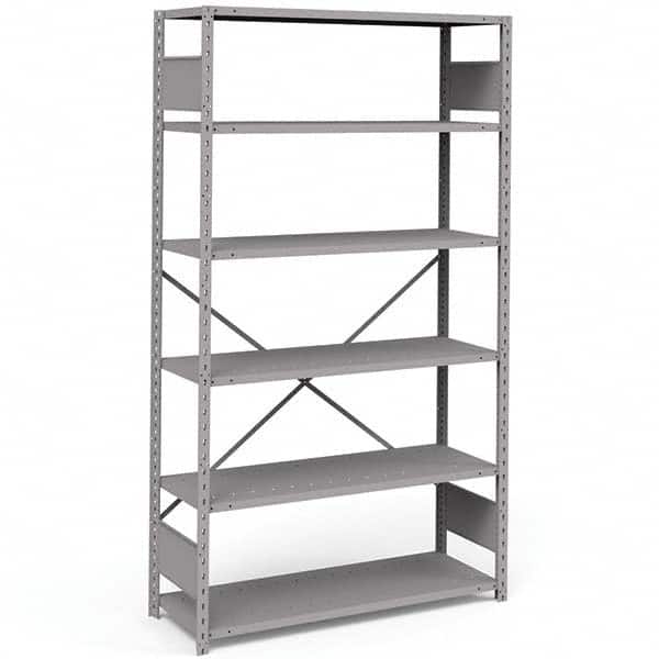 Rousseau Metal - Steel Shelving Type: Shelving Starter or Add-On: Starter - Exact Tooling