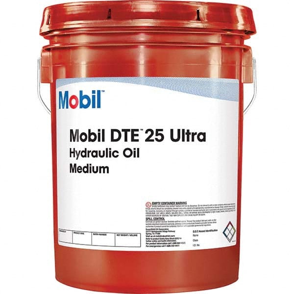 Mobil - 5 Gal Pail Mineral Hydraulic Oil - Exact Tooling