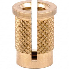 E-Z LOK - Press Fit Threaded Inserts Type: Flanged For Material Type: Plastic - Exact Tooling
