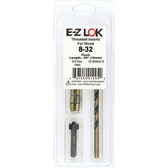 E-Z LOK - Thread Repair Kits Insert Thread Size (Inch): #8-32 Includes Drill: Yes - Exact Tooling