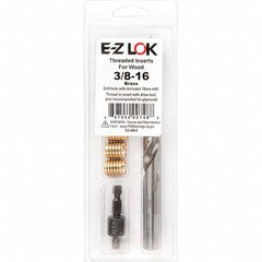 E-Z LOK - Thread Repair Kits Insert Thread Size (Inch): 3/8-16 Includes Drill: Yes - Exact Tooling