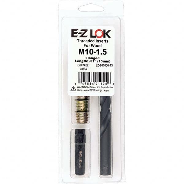 E-Z LOK - Thread Repair Kits Insert Thread Size (mm): M10x1.50 Includes Drill: Yes - Exact Tooling