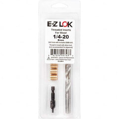 E-Z LOK - Thread Repair Kits Insert Thread Size (Inch): 1/4-20 Includes Drill: Yes - Exact Tooling