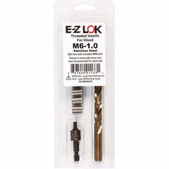 E-Z LOK - Thread Repair Kits Insert Thread Size (mm): M6x1.00 Includes Drill: Yes - Exact Tooling