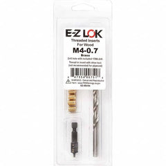 E-Z LOK - Thread Repair Kits Insert Thread Size (mm): M4x0.70 Includes Drill: Yes - Exact Tooling