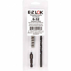 E-Z LOK - Thread Repair Kits Insert Thread Size (Inch): #6-32 Includes Drill: Yes - Exact Tooling