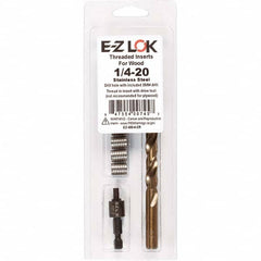E-Z LOK - Thread Repair Kits Insert Thread Size (Inch): 1/4-20 Includes Drill: Yes - Exact Tooling