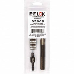 E-Z LOK - Thread Repair Kits Insert Thread Size (Inch): 5/16-18 Includes Drill: Yes - Exact Tooling