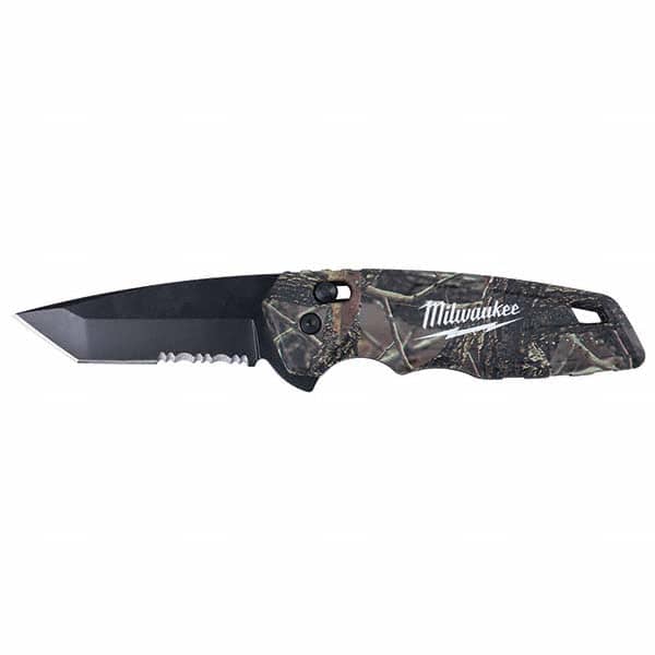 Milwaukee Tool - Pocket & Folding Knives Knife Type: Folding Knife Edge Type: Serrated - Exact Tooling