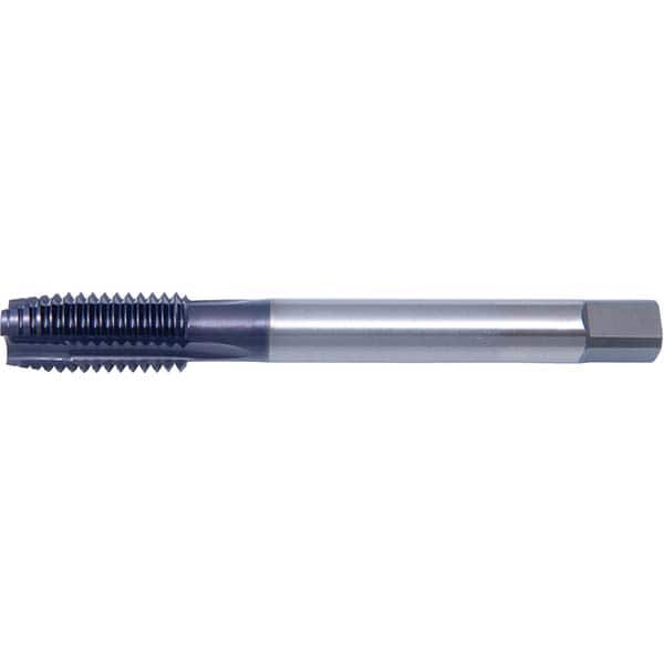 Cleveland - M6x1.0 Metric Class 6H 3-Flute Black Oxide Finish HSS-E Spiral Point Tap - Exact Tooling