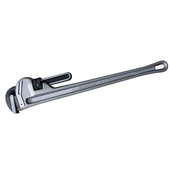 PRO-SOURCE - Pipe Wrenches; Type: Straight ; Maximum Pipe Capacity (Inch): 6 ; Overall Length (Inch): 41.3386 ; Material: Aluminum ; Additional Information: I-Beam Handle ; Finish/Coating: Powder Coated - Exact Tooling