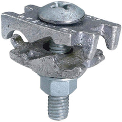 Burndy - Grounding Clamps; Clamp Type: Grounding Clamp ; Compatible Wire Size (AWG): 2-2/0 ; Overall Length (Inch): 1.95 ; Overall Length (Decimal Inch): 1.95 ; Material: Copper Alloy ; Standards Met: EU RoHS Indicator; RoHS EX Compliant; UL 467; UL List - Exact Tooling