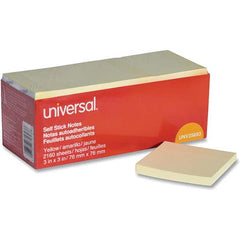 UNIVERSAL - Note Pads, Writing Pads & Notebooks Writing Pads & Notebook Type: Self-Stick Notes Size: 3 x 3 - Exact Tooling