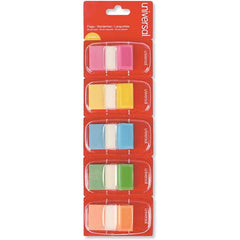 UNIVERSAL - Self-Stick Page Flags Style: Flag Color: Assorted - Exact Tooling