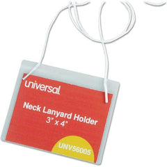 UNIVERSAL - Badge Holders Attachment Type: Hanging Horizontal or Vertical Holder: Horizontal - Exact Tooling