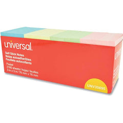 UNIVERSAL - Note Pads, Writing Pads & Notebooks Writing Pads & Notebook Type: Self-Stick Notes Size: 3 x 3 - Exact Tooling