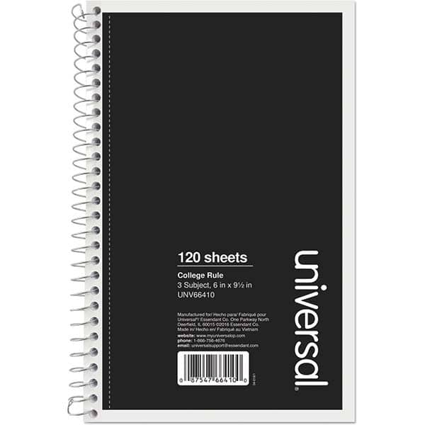UNIVERSAL - Note Pads, Writing Pads & Notebooks Writing Pads & Notebook Type: Notebook Size: 9-1/2 x 6 - Exact Tooling