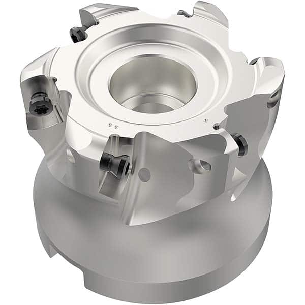 Seco - Indexable High-Feed Face Mills Cutting Diameter (Inch): 2.480 Cutting Diameter (mm): 63.00 - Exact Tooling