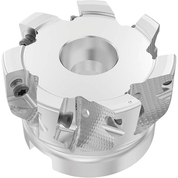 Seco - Indexable Square-Shoulder Face Mills Cutting Diameter (mm): 63.00 Cutting Diameter (Inch): 2.48 - Exact Tooling