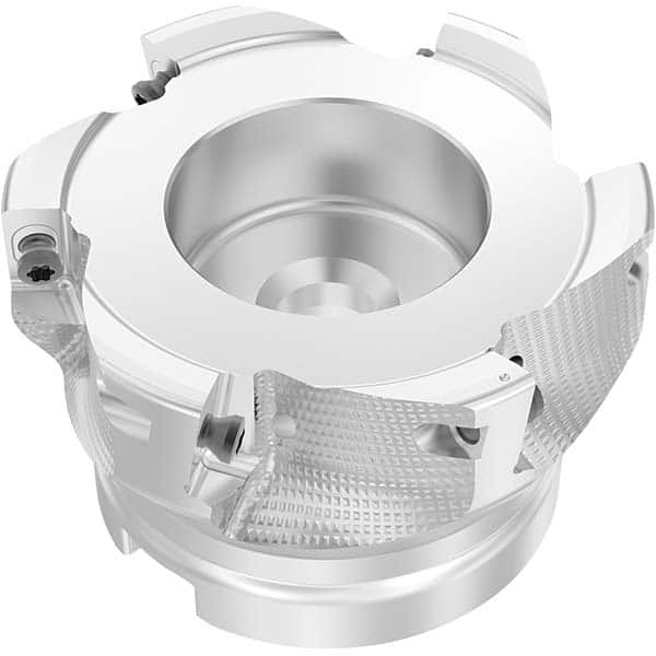 Seco - Indexable Square-Shoulder Face Mills Cutting Diameter (mm): 80.00 Cutting Diameter (Inch): 3.15 - Exact Tooling